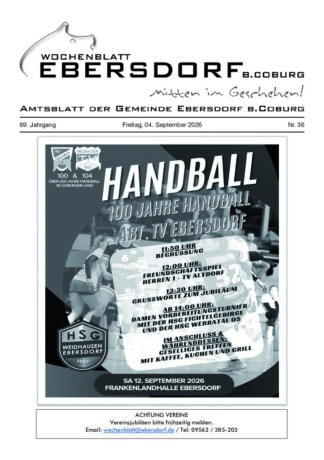 Amtsblatt Ebersdorf – E-Paper-Abo